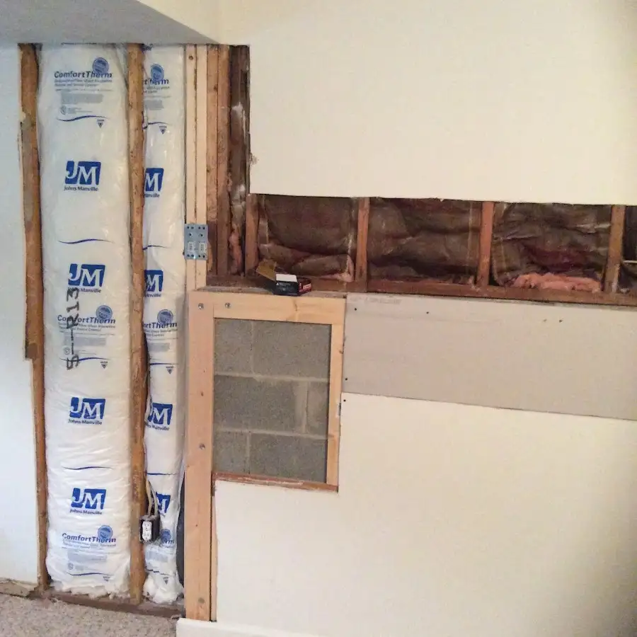 Wall insulation replacement during Odor Removal & Deodorization in St. Joseph